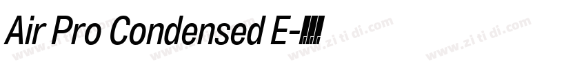Air Pro Condensed E字体转换